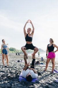 Students Practicing Yoga 1